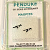 MAGPIES X 2 BIRDS '00' SCALE