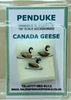 CANADA GEESE SWIMMING X 3 OO SCALE