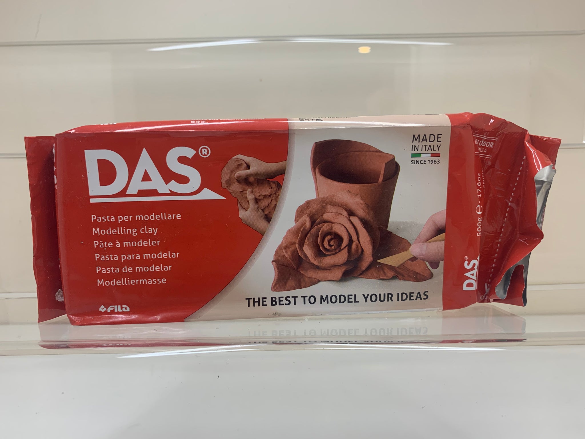 DAS AIR DRYING MODELLING CRAFT CLAY -TERRACOTTA/WHITE