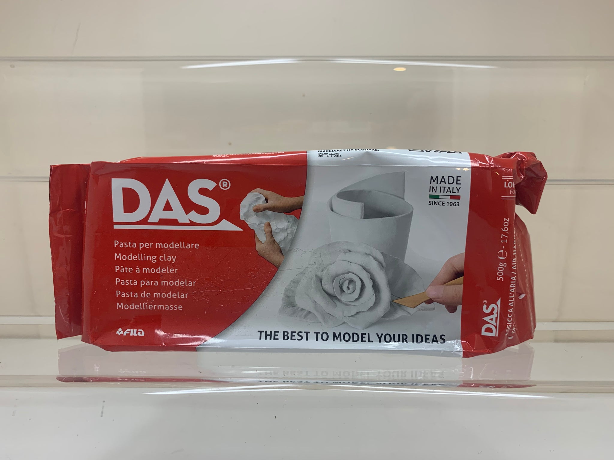 DAS AIR DRYING MODELLING CRAFT CLAY -TERRACOTTA/WHITE