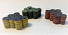 USED OIL DRUMS 3D PRINTED N GAUGE