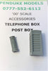 TELEPHONE BOX AND POSTBOX  OO GAUGE