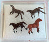 HORSES X 4  N GAUGE