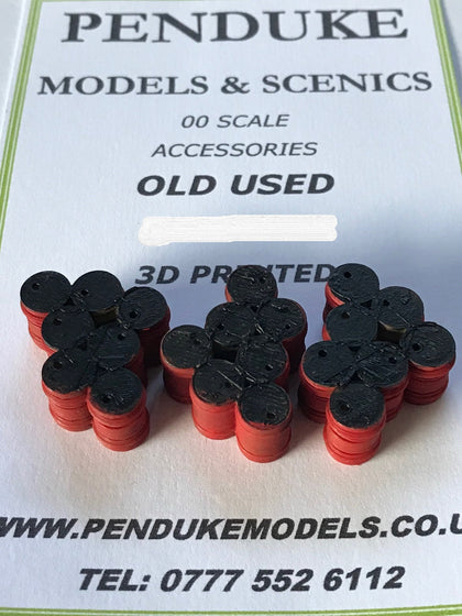 USED OIL DRUMS 3D PRINTED '00'