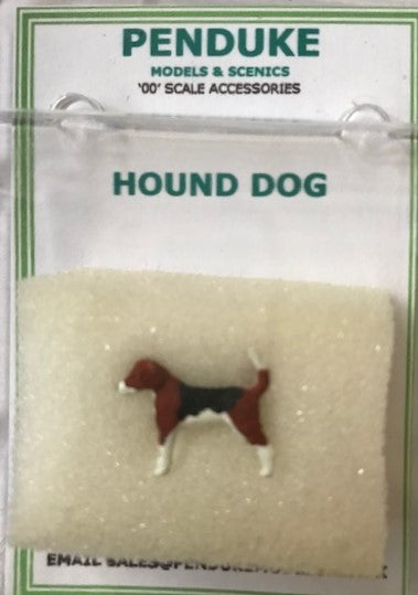 HOUND DOG STANDING OO SCALE