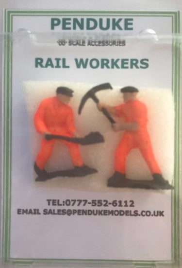 RAILWAY TRACK  WORKERS SUPER DETAIL 00 GAUGE