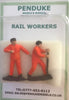 RAILWAY TRACK  WORKERS SUPER DETAIL 00 GAUGE