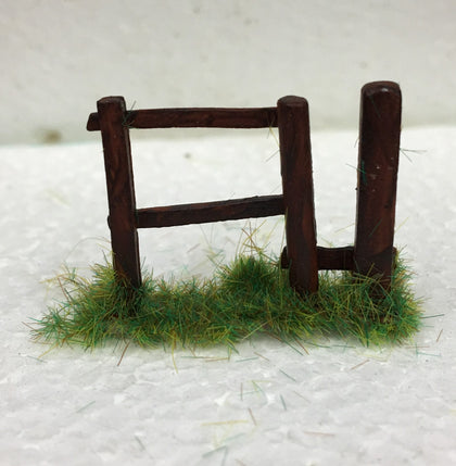 FENCE STILE 1 WHITE METAL 'OO' GAUGE